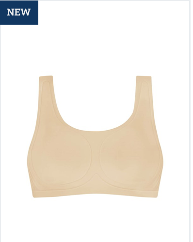 Non wire plain bra with slightly foam size 32-36